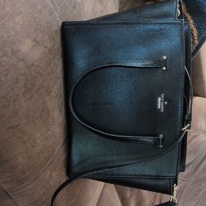 Kate Spade Black Textured Tote